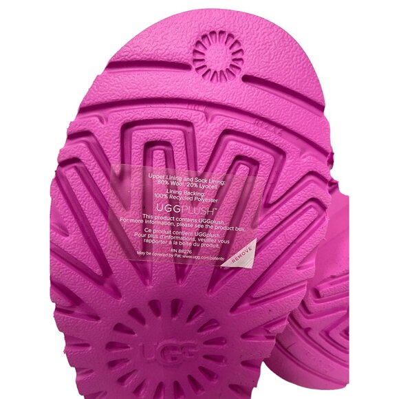 UGG Boots Sparkling Pink Shoes Wool 5 Woman Brand Short Boot - Picture 6 of 10